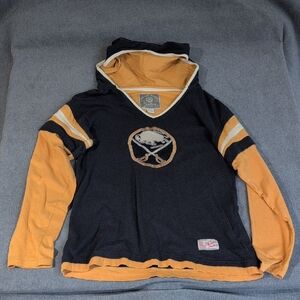 Buffalo Sabres Old Time Hockey Newbury Collection V-Neck Hoodie - XL